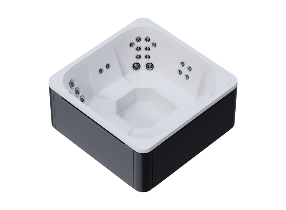 Cuve intérieure blanche et habillage extérieur noir