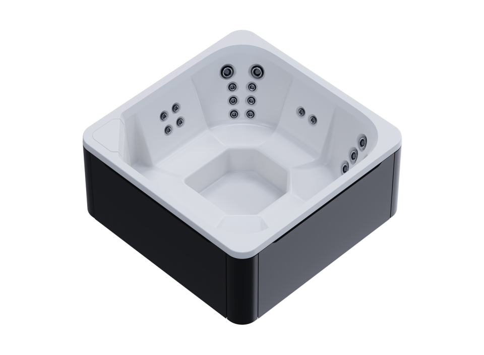 Cuve intérieure blanche et habillage extérieur noir