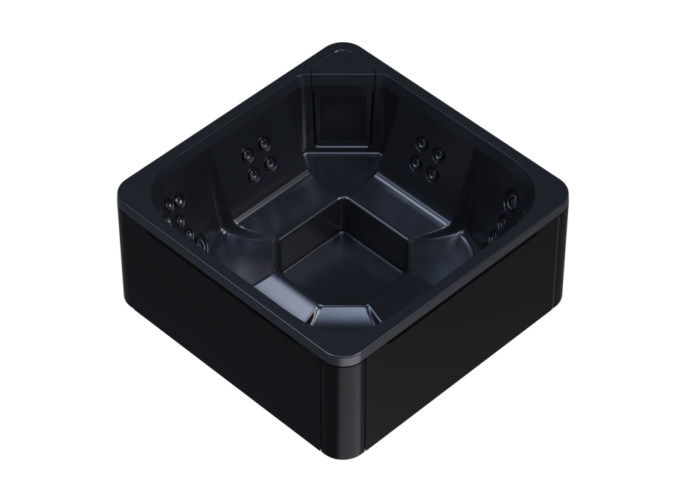 Cuve intérieure noire et habillage extérieur noir