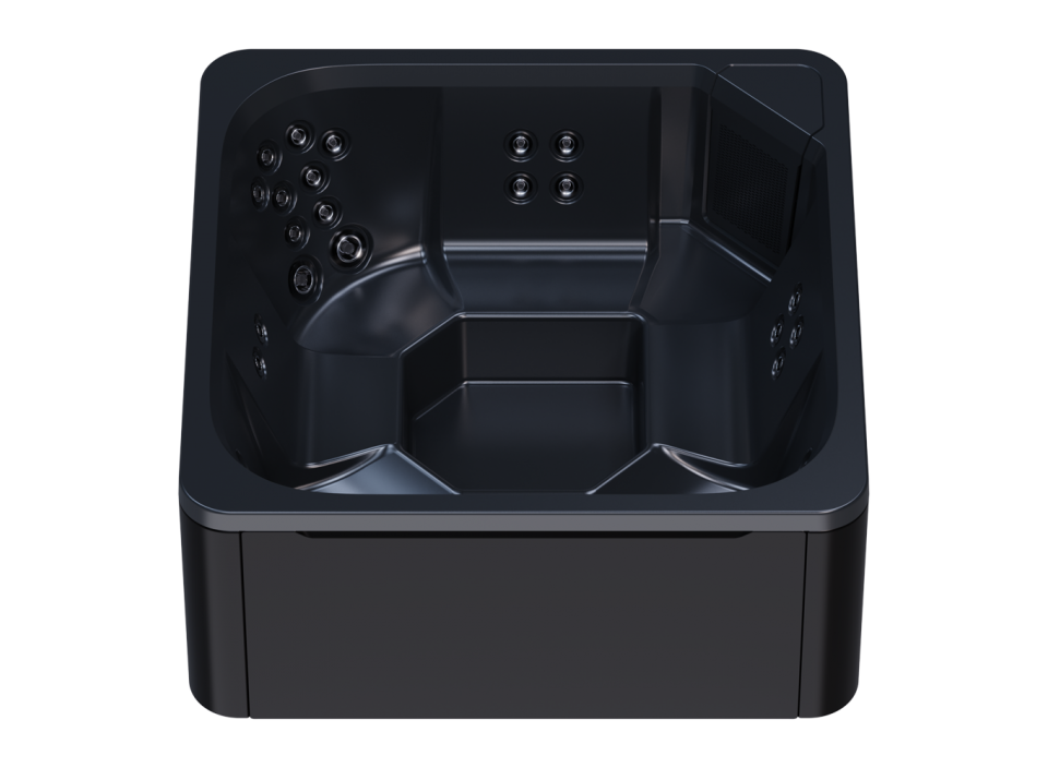 Cuve intérieure noire et habillage extérieur noir